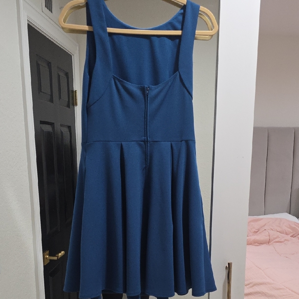 B Darlin Blue Mini Dress - Picture 2 of 3